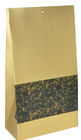 Papel de Kraft clásico de encargo que empaqueta para las bolsitas de té, parte inferior plana