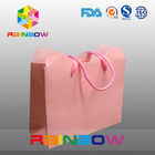 Bolsas de papel modificadas para requisitos particulares coloridas de gama alta de sellado calientes de la cartulina para hacer compras