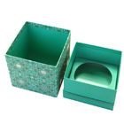 Caja de papel modificada para requisitos particulares lujo que empaqueta, caja del regalo hecho a mano de joya de papel plegable azul