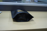 Las bolsas plásticas de Moyee que empaquetan negro mate se levantan la bolsa con el bolso de café de la válvula