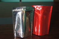 Llano levántese los bolsos de empaquetado del grano de café del papel de aluminio con la válvula de la desgasificación