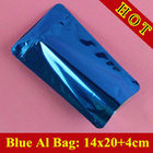 Bolsa Ziplock derecha del uno mismo azul brillante para el empaquetado del polvo de la proteína/el bolso de polvo de la proteína