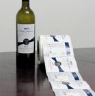 La manga modificada para requisitos particulares del encogimiento del vino rojo de la prenda impermeable del diseño etiqueta la etiqueta auta-adhesivo de la botella
