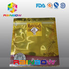 Embalaje estático anti de la bolsa de la cremallera del bolso del papel de aluminio del oro para los productos electrónicos