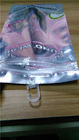 Claros llanos modificada para requisitos particulares se levantan bolsos en blanco de la cerradura de la cremallera del papel de aluminio de las bolsas