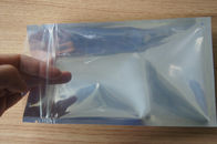 La bolsa modificada para requisitos particulares de la hoja que empaquetaba tres lados selló el bolso de la cerradura de la cremallera del papel de aluminio