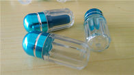 Empaquetado masculino redondo de la botella de píldoras del aumento de las botellas de píldora del plástico transparente