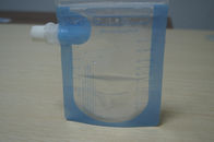 El Ziplock doble transparente reutilizable BPA libera la bolsa del canalón de la comida