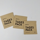 Bolsos sellados laterales de impresión de encargo del MOPP 3 biodegradables de la bolsa de papel de Kraft
