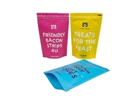 Bolsos de empaquetado de Kraft de papel del levantar del alimento para animales de encargo biodegradable de las bolsas