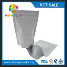 El papel de aluminio blanco negro mate coloca para arriba el bolso ziplock para el acondicionamiento de los alimentos mantiene fresco