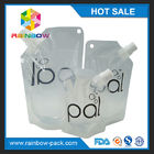 4oz/8oz/16oz transparentes se levantan la bolsa del vino con el canalón libre de BPA