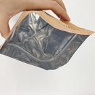 Logotipo de papel de aluminio impreso a medida Embalaje comestible de grado alimenticio Reabre olor a prueba de humedad bolso de pie