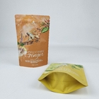 MOQ personalizado 200pcs Bolsa de seguridad de cierre de cremallera para proteína de suero de leche en polvo bolsas de embalaje de alimentos para mascotas