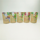 Bolsas de papel Kraft Bolsas de té Embalaje para bolsas de pie reselables