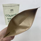 Aseguramiento de la calidad Bolsa de papel de aluminio de pie con cremallera Bolsa de embalaje de bocadillos de alimentos