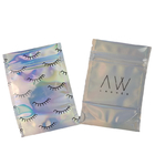 Bolsas de Mylar de aluminio holográfico reabreble de impresión digital bolsas a prueba de olor para joyas