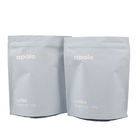 Bolsas de papel Kraft impresas a medida Bolsas de cremallera para polvo de granos de café