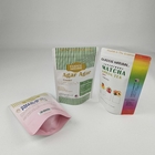 Limpios de alta calidad Logotipo personalizado Impreso Alimentos amigables con el medio ambiente Boleto de embalaje Mylar Sachet