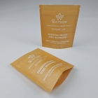 MOPP Bolsa de papel Kraft compostable Bolsa de papel Kraft personalizada con cremallera resistente a la humedad para alimentos