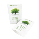 Biodegradable Logotipo personalizado 100g 250g Té Café Frutas secas Bolsa de embalaje reciclable Bolsa para levantarse