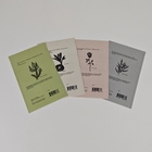 Muestras cosméticas Crema facial biodegradable Bolso Kraft Impresión digital personalizada Bolsas pequeñas