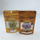 Material de embalaje de alimentos aceptado hasta 10 colores disponibles para bolsas de impresión digital personalizadas con bolsa de embalaje de cremallera