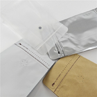 Aseguramiento de la calidad Impresión digital personalizada Almacenamiento Bolsas de cerradura con cremallera Bolsas de papel de aluminio laminado