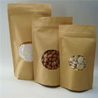Bolsas de papel modificadas para requisitos particulares formadas ovales/bolsa de empaquetado del polvo de la proteína del arroz