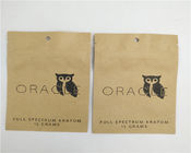 El claro de la parte delantera modificó las bolsas de papel para requisitos particulares para el polvo/el caramelo/el café