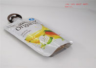 Bolsa reutilizable del canalón que empaqueta la categoría alimenticia plástica del apretón para el zumo de fruta