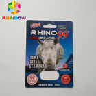 Rinoceronte final superficial mate/brillante del empaquetado de la tarjeta de la ampolla de 69/7 píldoras del sexo de la cápsula