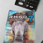 la aduana de empaquetado del paquete de ampolla de la tarjeta 3D imprimió el paquete de la píldora del sexo de Jaguar 30000 del rinoceronte 7 de la tarjeta de papel