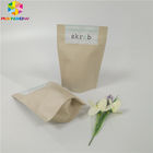 Bolsas de papel modificadas para requisitos particulares de la categoría alimenticia que se levantan el empaquetado reciclable del exfoliante corporal