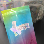 Bolso iridiscente impreso del hockey shinny del brillo de la especia de la sal de Packagi de la bolsa de la hoja del cartucho de Vape