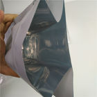 Relleno superior de la impresión blanca llana de la película del acondicionamiento de los alimentos del bolso de la parte inferior plana con la válvula de aire