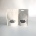 Las bolsas de papel modificadas para requisitos particulares que se puede volver a sellar se levantan la impresión del fotograbado de las bolsas con la ventana clara