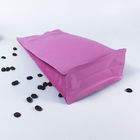 Modificado para requisitos particulares levántese el café lateral del escudete de los bolsos de la bolsa de la cremallera que empaqueta color de CYMK