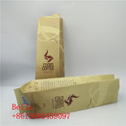 Bolsas plásticas laterales del bolso de café del escudete que empaquetan el cierre en la parte superior para los granos de café de 250g 1kg