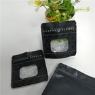 Levántese el tamaño modificado para requisitos particulares negro de empaquetado de Matt de los bolsos del papel de aluminio del incienso herbario