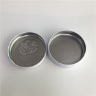 El tarro de aluminio 5ml-200ml de la lata redonda lisa del borde de la categoría alimenticia modificó el logotipo para requisitos particulares