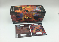Color de encargo de empaquetado de la píldora de la cápsula de la tarjeta de la ampolla 3d del rinoceronte 69 con la caja de papel de la exhibición