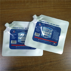 La aduana del almacenamiento de la comida imprimió las bolsas de plástico impermeabiliza las bolsas de hielo reutilizables del refrigerador con el canalón/el casquillo