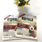Bolsas plásticas seguras de la comida del perro/del gato/de la tortuga/de pescados del bolso del envasado de alimentos con el Ziplock reutilizable
