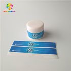 Laser refrigerado congelado prenda impermeable de la perla de las etiquetas de la manga del encogimiento de los productos de los cosméticos