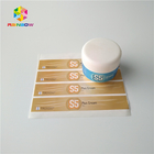 Laser refrigerado congelado prenda impermeable de la perla de las etiquetas de la manga del encogimiento de los productos de los cosméticos