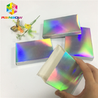 Cajas de papel impresas aduana reciclable que doblan el empaquetado de Fleixble de la tarjeta de regalo del holograma