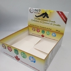 Cajas de presentación contrarias de empaquetado amistosas de la cartulina de la caja de papel de Eco para la barra de energía del caramelo