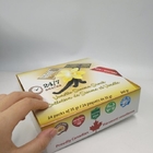 Cajas de presentación contrarias de empaquetado amistosas de la cartulina de la caja de papel de Eco para la barra de energía del caramelo