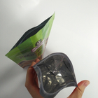 La impresión de Digitaces se levanta el alimento para animales de los bolsos de la bolsa de la cremallera que embala el material plástico